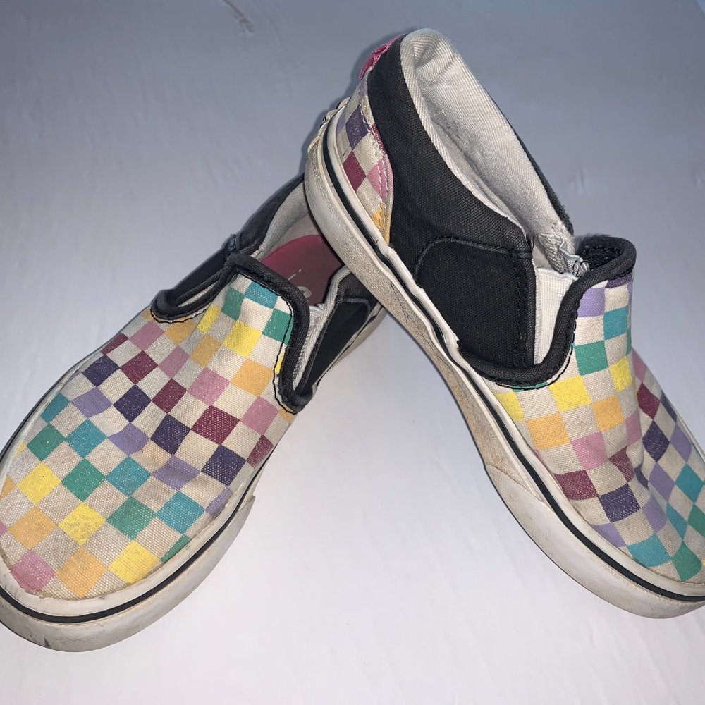 Vans Checkerboard Slip-Ons for Kids